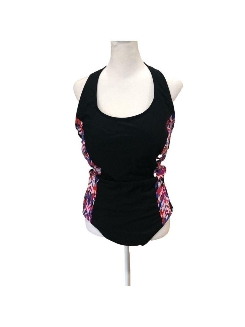 Catalina one piece swimsuit modified racer back. Size 1X (16W)